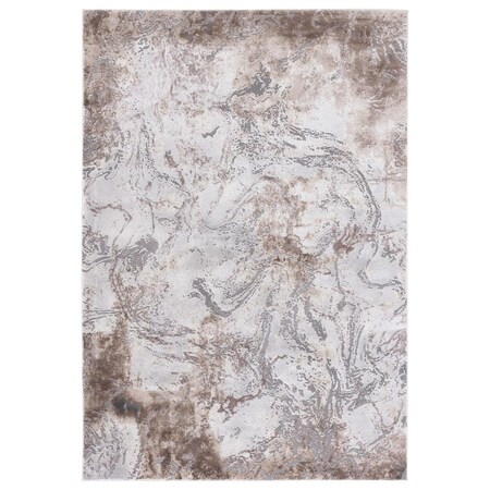 Safavieh 4 x 6 ft. Craft Contemporary Rectangle Power Loomed Rug Grey & Taupe CFT864H-4